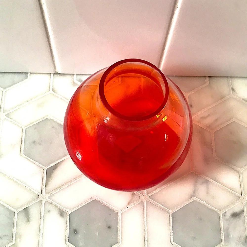Crate & Barrel Zing vase small
